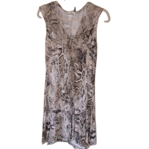 Joseph Ribkoff Dresses & Skirts - Joseph Ribkoff Snake Print Knee Length Sleeveless Dress 8